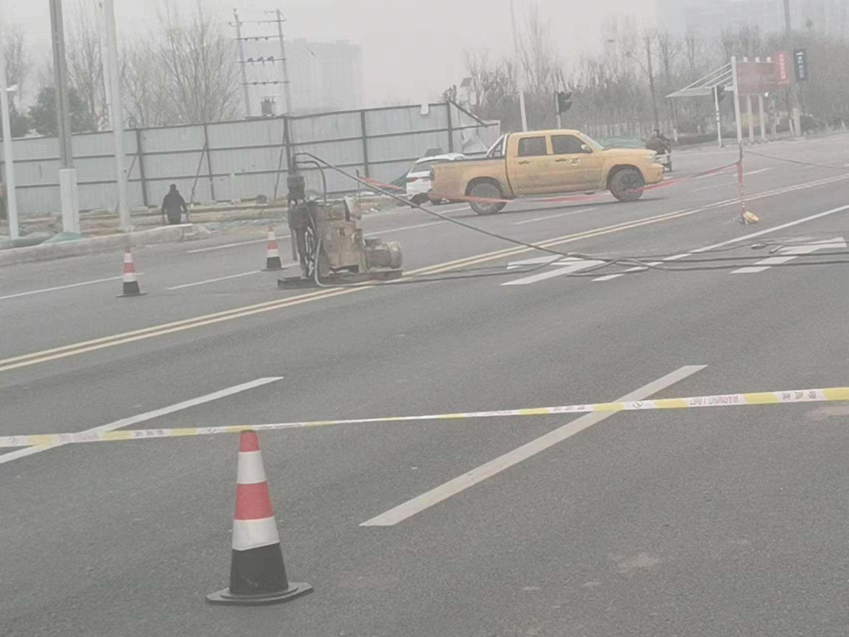大名公路路基沉陷注浆